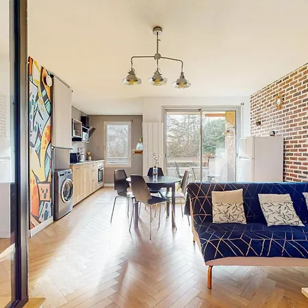 Apartment Hippodrome - Piscine - Parking Free - Metro Toulouse